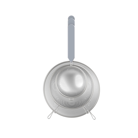 Core Kitchen Strainer Abs/Ss Nckl 3Pc AC29833